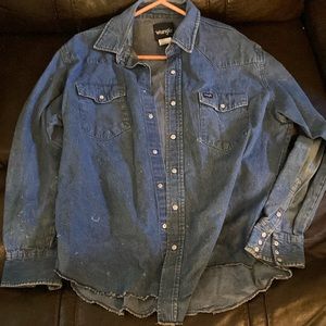 Men’s Denim Button Down